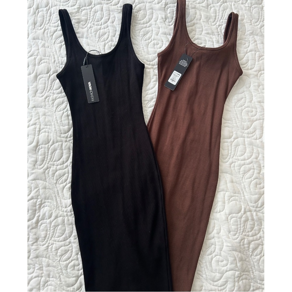 Fashion Nova snatched midi dresses